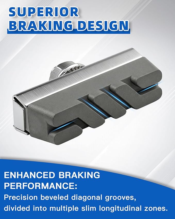 Zacro Bike Brake Pads for BMX, MTB & Road Bikes, Easy Installation, Durable & Quiet