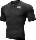 ROCKBROS Men's Cycling Jersey Short Sleeve Road Bike Shirt with 3 Rear Pockets Breathable Quick Dry Bicycle Shirt