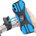 Detachable Bike Phone Holder, Universal Bicycle Motorcycle Cell Phone Mount, 360° Rotatable Adjustable Bike Phone Mount Compatible for 4" to 6.7" Smartphones