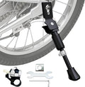 Kickstand for Kids Bike,Upgraded Adjustable Kids Bike Kickstand for 14 16 18 20 22 Inch Kids Bike,Aluminum Alloy Easy Install Universal Rear Kids Bicycle Kick Stand. (black)