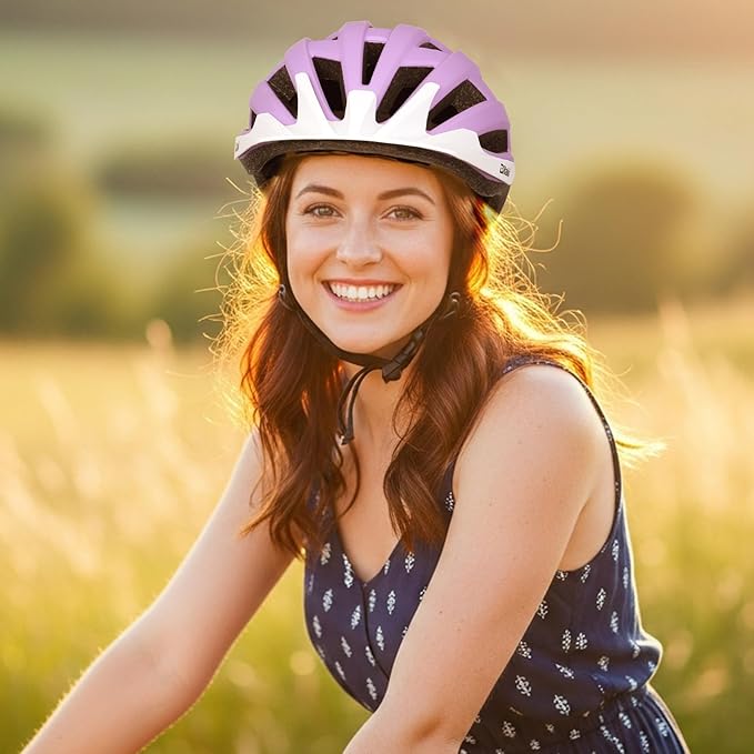 Bike Helmet for Adults Women Men Youth Kids, Lightweight Mountain Road Bicycle Cycling Helmets with Adjustable Dial & Removable Visor