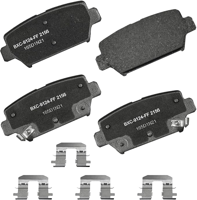 Bendix Premium SBC2156 Ceramic Rear Brake Pads for Mitsubishi Eclipse Cross 2020-2018, Eclipse Cross 2024-2022