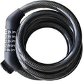 5-Dial Resettable Bicycle Lock - 4FT/1.2M Anti-Cut Cable Lock with Combination Code | Lightweight Security Chain for Mountain Bikes, E-Bikes, Scooters