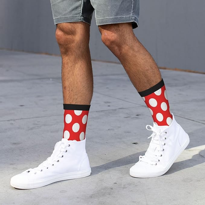 Crew Athletic Socks Funny Crazy Casual Sports Novelty Dress Socks for Women Men Running Hiking