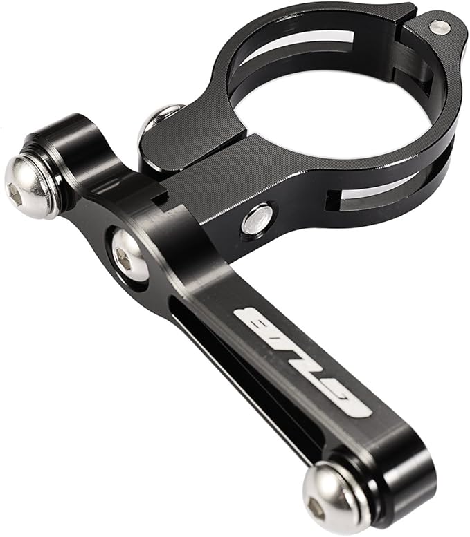 GUB Bicycle Bottle Cage Adapter Mount Adjustable MTB Road Bike Handlebar Water Bottle Holder Seat Post Mount (Black)