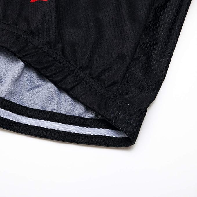 Men's Cycling Bike Jersey Short Sleeve Biking Shirt with 3 Rear Pockets + Zipper Pocket Breathable Quick Dry Bicycle Jersey