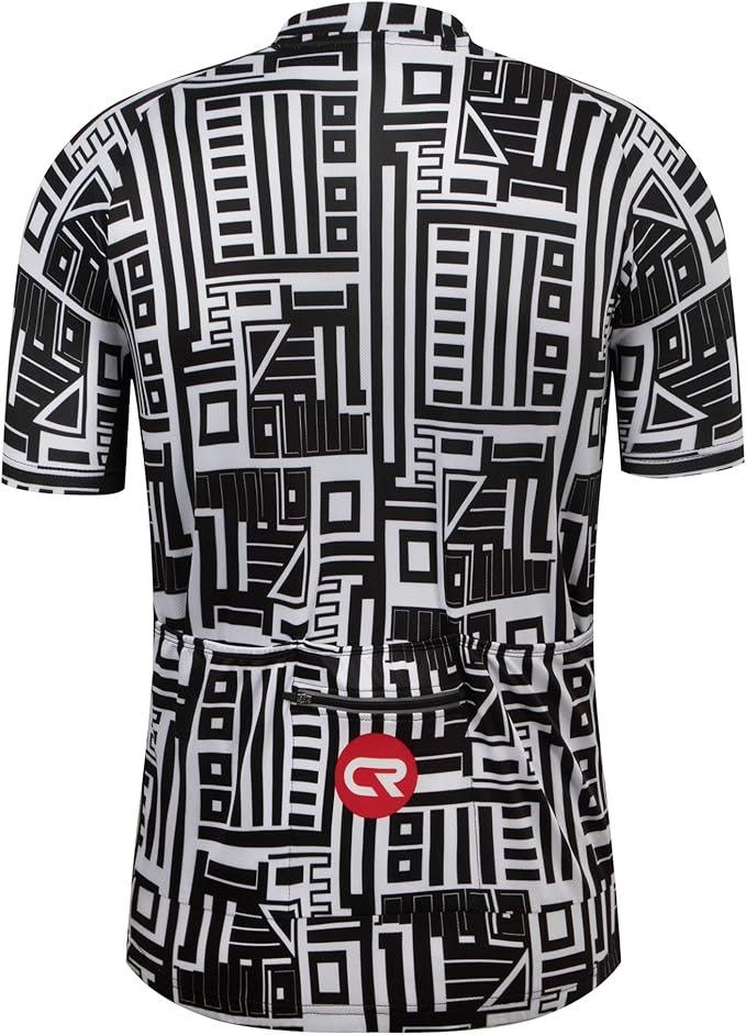Coconut Ropamo CR Mens Cycling Jersey Short Sleeve Road Bike Shirt with 3+1 Zipper Pockets Breathable Quick Dry