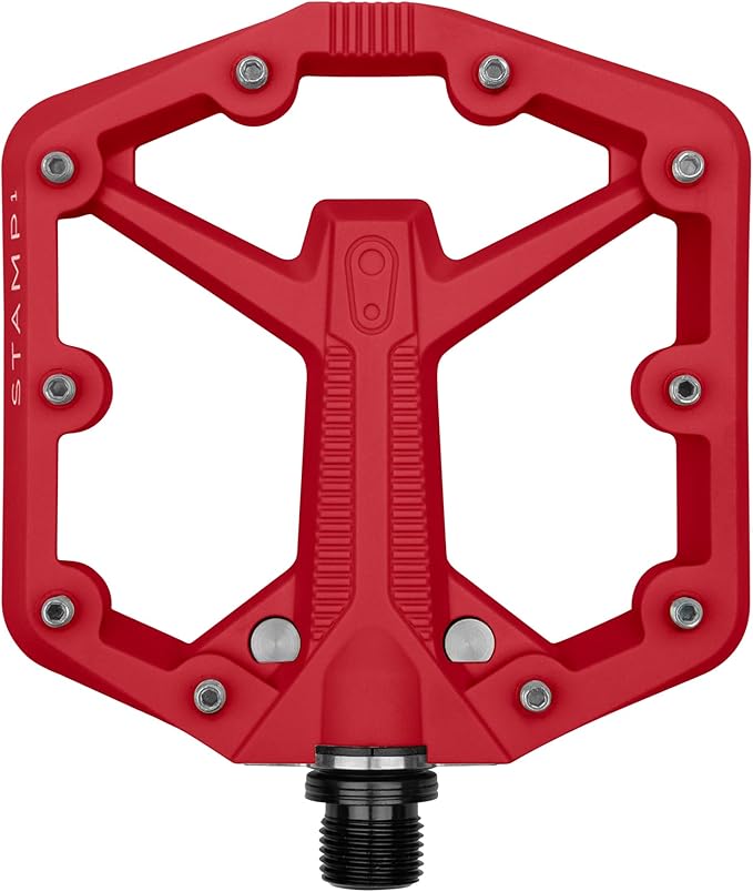 Crankbrothers Stamp Flat MTB Pedals - Size-Specific, Lightweight, Versatile, Durable Bike Pedals