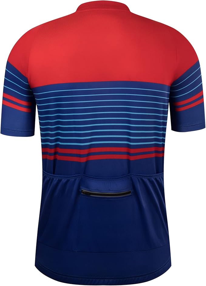 Coconut Ropamo CR Mens Cycling Jersey Short Sleeve Road Bike Shirt with 3+1 Zipper Pockets Breathable Quick Dry