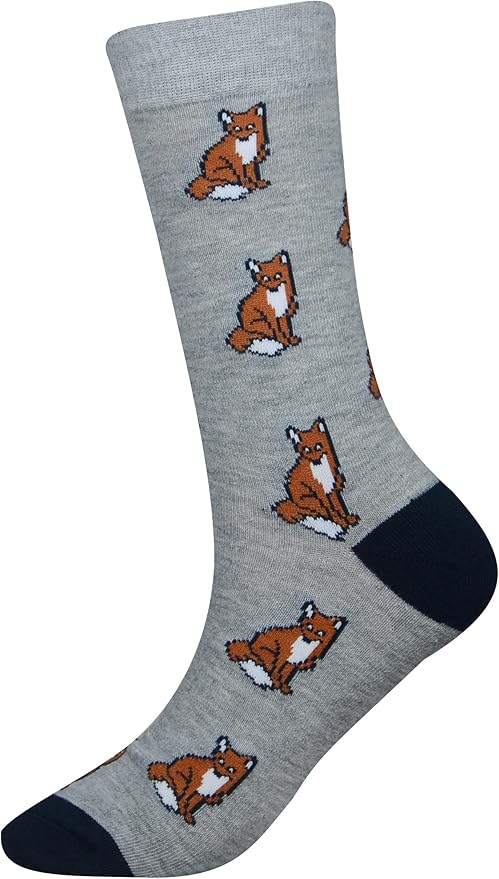 Cansok Men's 2/4 Packs Fun Crazy Novelty Dress Crew Socks
