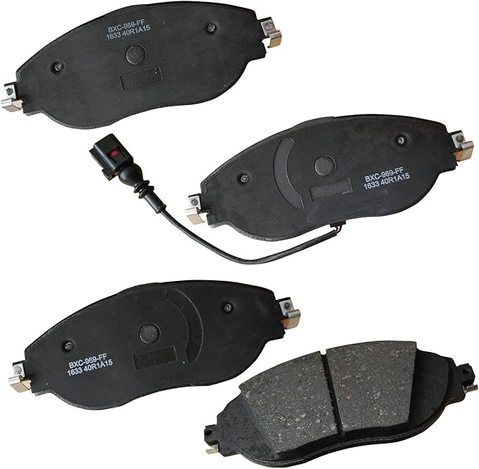 Bendix Premium SBC1633 Ceramic Front Brake Pads for Select Models Audi A3 Quattro, S3, Seat Leon, Tarraco, Volkswagen Arteon, CC, Golf R, GTI, Jetta, Tiguan