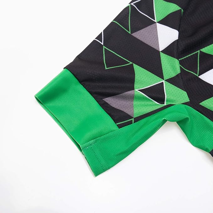 Men's Cycling Jersey Short Sleeve Bike Shirts Bicycle Jacket with Pockets