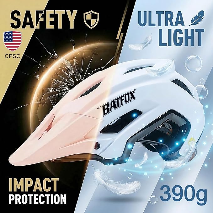 KINGBIKE NTA-8776 Mountain Bike Helmet Professional Ebike Helmets with 3-Level Adjustable Visor & Camera Mount E-MTB Helmet for Adults Men Women Youth E-Bike Safety Certified