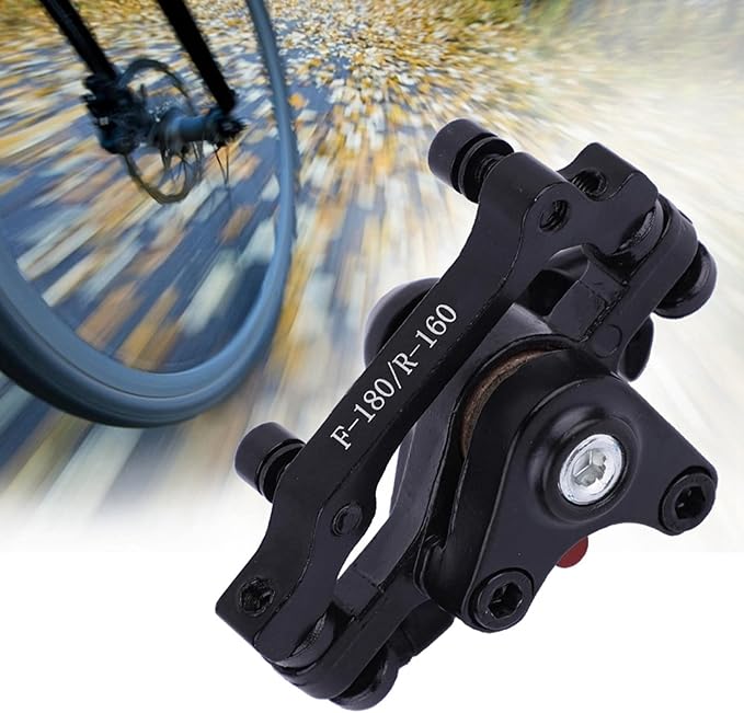 Haofy Mountain Bike Disc Brake, F160/R140 Brake Pads, Bicycle Brake Device Mechanical Bike Pulling Disc Brake Front Rear Disc Brake Bb8