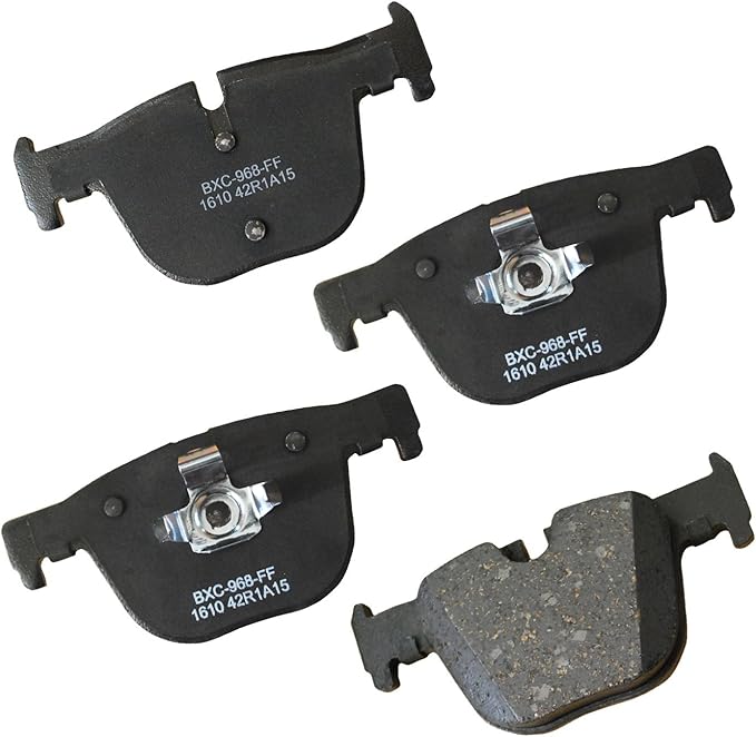 Bendix Premium SBC1610 Ceramic Rear Brake Pads for Select Models BMW 328i, 328i xDrive, 330i, 330i 335i, 335i GT 340i, 340i 428i xDrive Gran Coupe, 430i, 430i 435i, 435i 440i, 440i ActiveHybrid 3
