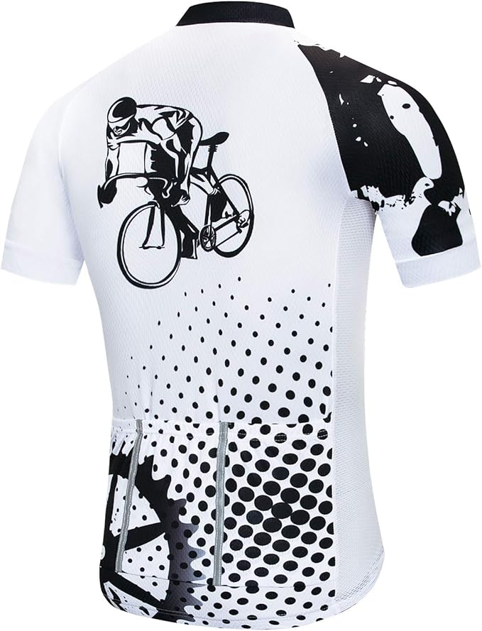 Cycling Jersey Mens Road Bicycle Clothing Summer Short Sleeve Breathable Cycling Tops