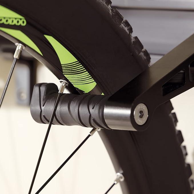 CyclingDeal Bike Wall Mount Rack - Adjustable Indoor Outdoor Storage Vertical Cycling Hook Hanger Organiser - Safe & Secure for Storing MTB Road Bicycles in Garage or Home - Classic 3 Bikes