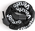 Venzio 3FT Heavy Duty Bike Chain Lock, 6mm Steel with 5-Digit Resettable Combination Lock, Zinc Alloy Core, Scratch-Proof Cover, Anti-Theft Lock for Bicycle, Scooter, E-Bike, Fence, Door