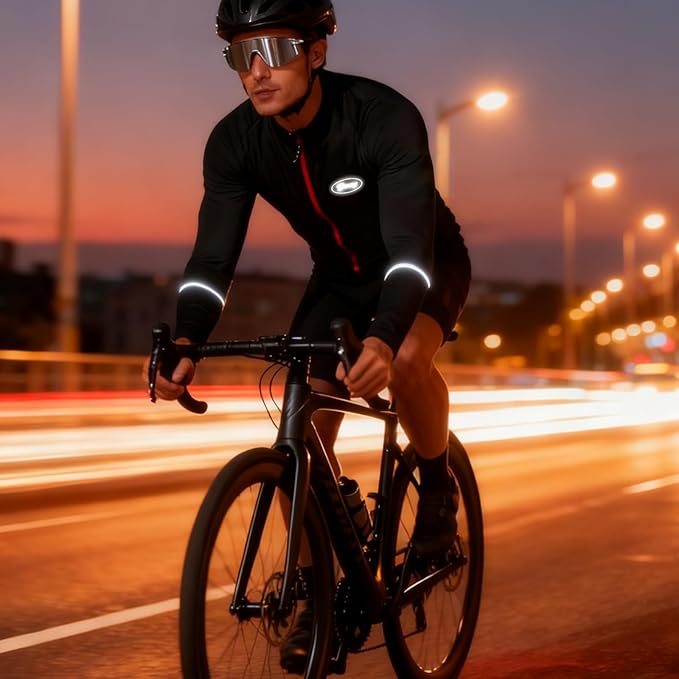 Cycling Jersey Men Bicycle Shirt Short and Long Sleeve MTB Road Biking Jersey with Pockets