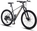 SPATIAL Mountain Bike, 20/24/26/27.5/29 inch Outdoor Cycling Bike,21/8 Speed Lightweight Aluminum Frame | Dual Disc Brakes,Adjustable Ergonomic Seat for Men Women Adult Teens