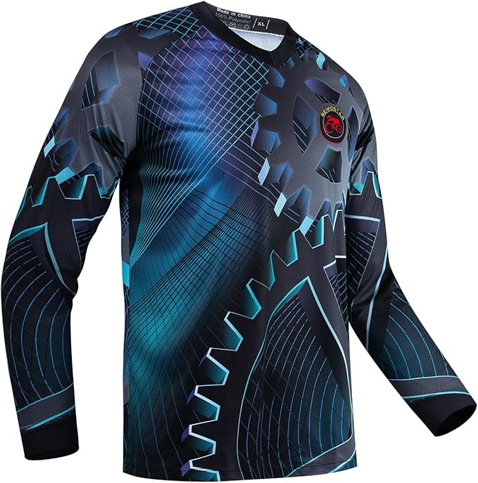 Cycling Jersey Long Sleeve Men's Mountain Bike Motocross Jersey Long Sleeve MTB T-Shirt