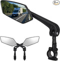 Bike Mirror, Bicycle Mirrors of Handlebars Rotate Rearview Glass Lens, Safe Cycling Bike Rear View Mirror (Diamond)