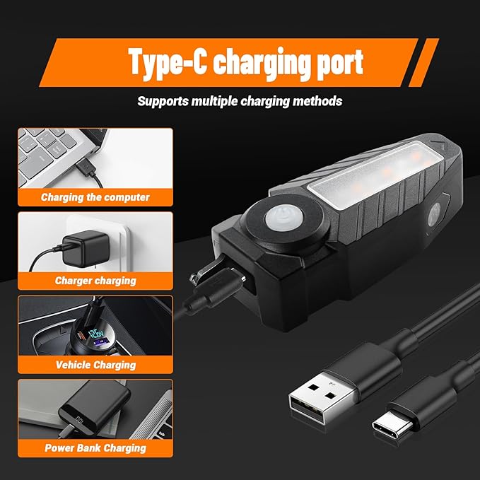 Bike Turn Signals with Projector 5 Modes USB Rechargeable Bike Tail Light Remote Control Waterproof Split Ebike Bicycle Turn Signals Front and Rear for Night Riding and Commuting Safety-4PCS