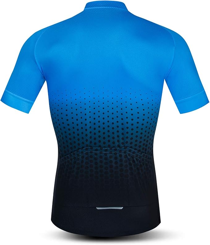 JPOJPO Men's Cycling Jersey Bike Shirt Short Sleeve MTB Summer Clothing Bicycle Tops Jacket S-3XL