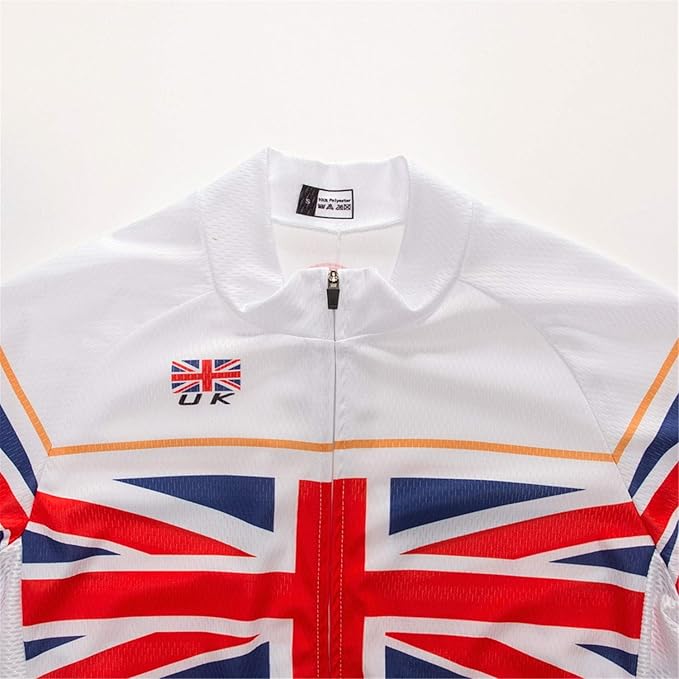 Cycling Jerseys Men Bicycle Short Sleeve Summer Shirt Bike Biking Tops Riding Clothing Flag