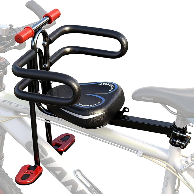 Child Seat for Electric Scooter with seat, Kid Seat Suitable for Electric Bicycle/Hybrid Cruiser Bicycles and City Bicycles, Suitable for Children 2~6 Years