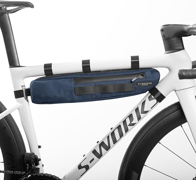 ALMSTHRE Bike Frame Bag | Weather-Resistant, Waterproof Zippers & Dual-Sided Access for Road, MTB, and Ebike Frames