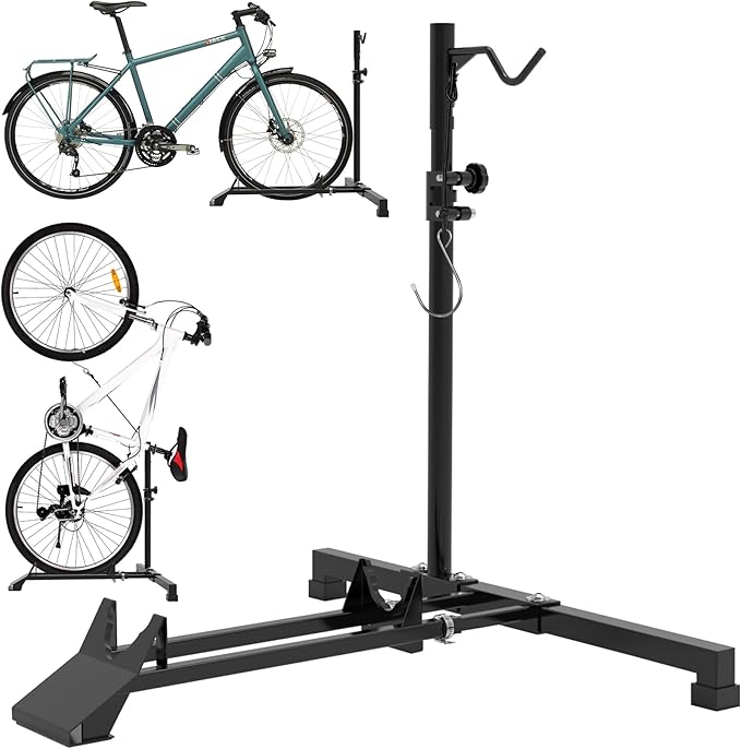 Bike Rack Garage & Vertical Bike Stand for Garage Storage,The Bicycle Stand Can Accommodate Bicycles With Shelves