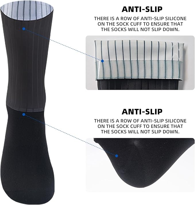 YKYWBIKE Cycling Socks for Men Women-Athletic Crew Bike Socks,MTB Riding Socks,Compression Biking Socks for Men Cycling