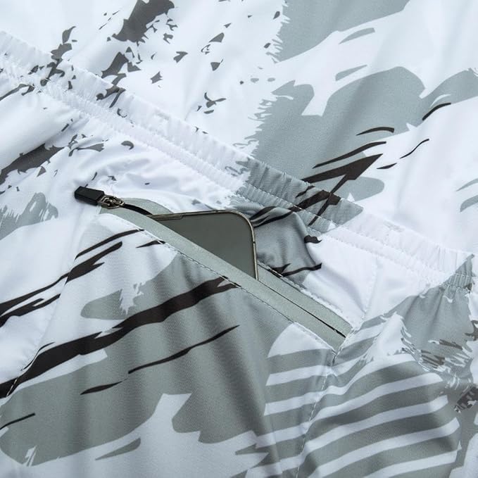 MOXILYN Men's Cycling Jersey Short Sleeve with 4 Pockets Moisture Wicking Breathable Quick Dry MTB Biking Shirt