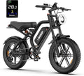 Electric Bike for Adults - 16/20 Inch Fat Tire Ebike, 750W/Peak 1500W Motor Ebike, 48V15.6AH Detachable Battery, 4 Riding Modes Electric Dirt Bike