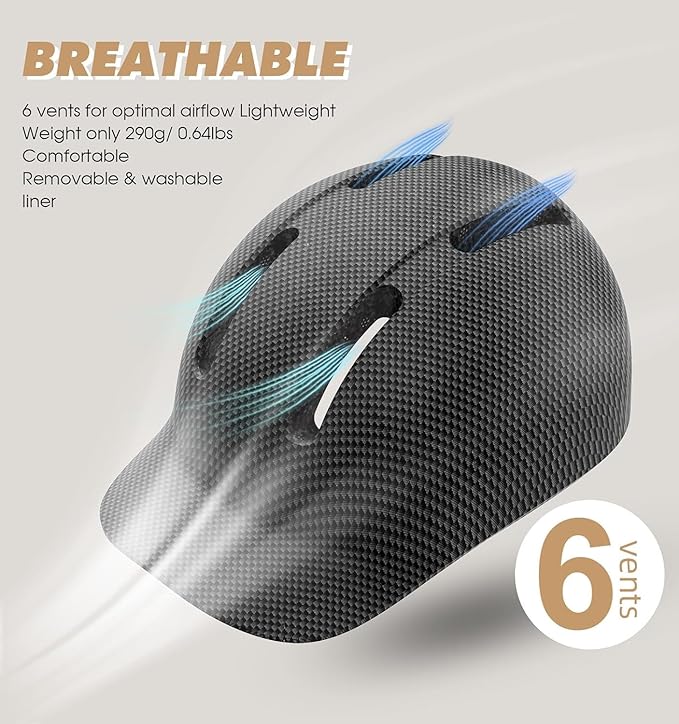 Shinmax Adult Bike Helmet for Men & Women - Lightweight Adjustable Baseball Cap Style Cycling Helmet with Reflective Strip, Perfect for Urban Commuter & Road Biking