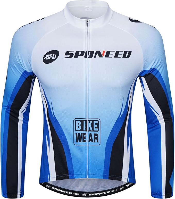 Men's Cycling Cothing Sets Long Sleeved Bicycle Jersey and Pants Kits Road Bike Cyclist Wear