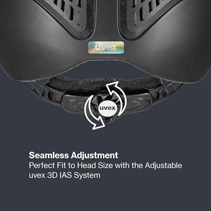 uvex exxential III - Lightweight Unisex Riding Helmet - Individual Size Adjustment