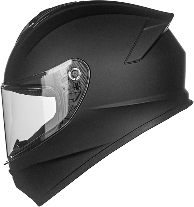 Motorcycle Helmets for Adult Men Women, Full Face Lightweight Street Bike Racing DOT Helmet with Extra Clear Visor Model AU-T801