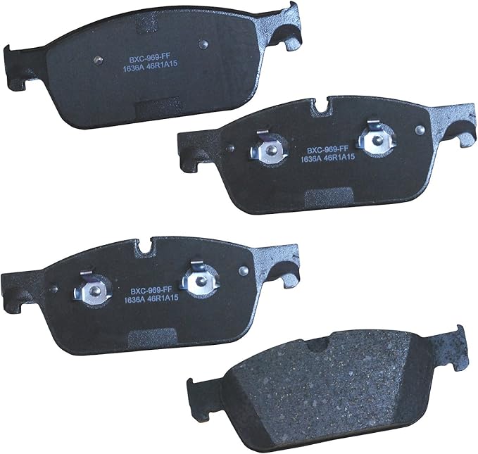 Bendix Premium SBC1636A Ceramic Front Brake Pads for Mercedes-Benz GL450 2013, GL550 2014-2013, GLE43 AMG 2019-2018, GLE550e 2018, GLS550 2019-2018, ML550 2014-2012