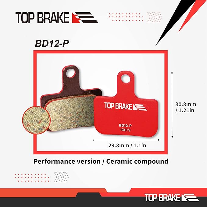 TOP BRAKE Disc Bike Brake Pads Compatible with SRAM Level Ultimate/T/TL/TLM B1, Force eTap AXS, Red eTap AXS (Gen. 2) | MTB eMTB Gravel Cross-Country(XC) Racing Trail