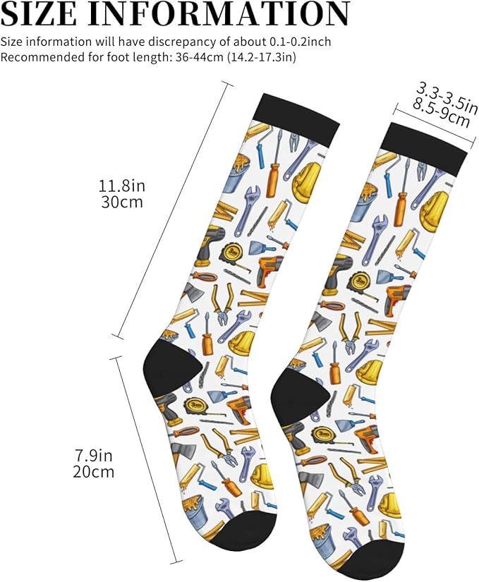 bassyil Compression Socks for Women & Men Circulation 15-20 mmHg Knee High Best Support for Nurses Travel Running Athletic