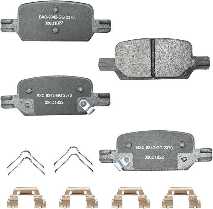 Bendix Premium SBC2370 Ceramic Rear Brake Pads for Chevrolet Colorado 2022-2021, GMC Canyon 2022-2021