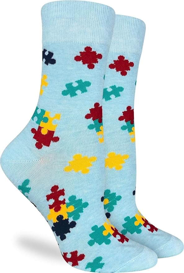 Good Luck Sock Novelty Crew Socks for Adults - For Men, Women and Teens