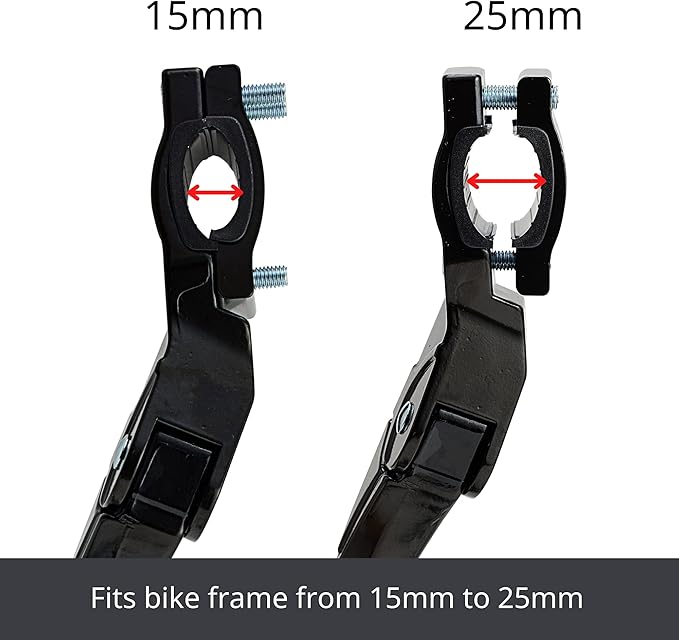 N+1 Adjustable Rear Side Kickstand for Mountain, eBike, Road, City & Heavy Bikes - 26"-29" Inch