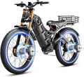 (2025 Version) Eahora Romeo Pro 2 4000W Dual Motor Ebike,46MPH 52V 70AH Battery 200Miles Long Range Ebike,Full Suspension 26'' Fat Tire Electric Bike for Adults with APP Control