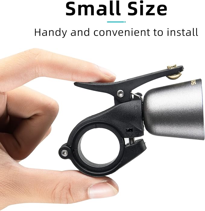 ROCKBROS Bike Bell Classic Bicycle Bell Mountain Bike Bells for Adults with Loud Sound and Fit for 0.87-1.25in/22.2-31.8mm Bicycle Handlebars