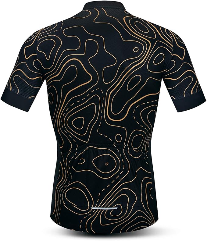 JPOJPO Men's Cycling Jersey Bike Shirt Short Sleeve MTB Summer Clothing Bicycle Tops Jacket S-3XL