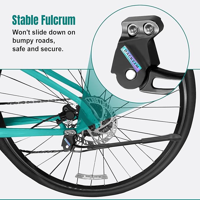 Bike Kickstand 18mm Hole Spacing Bicycle Kickstand for Mountain Bike, Rear Mount Bike Kick Stand Fit 24inch 27.5in Adult Bike, Mountain Bike Kickstand Suit for Road Bike/MTB/BMX