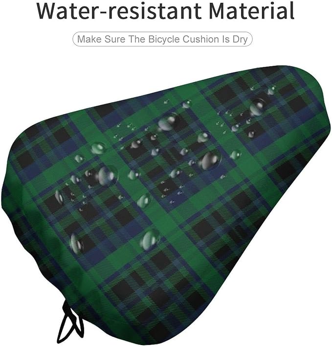 Adjustable Exercise Bike Seat Cover, Soft Cushion Indoor Outdoor Dust Resistant Protection